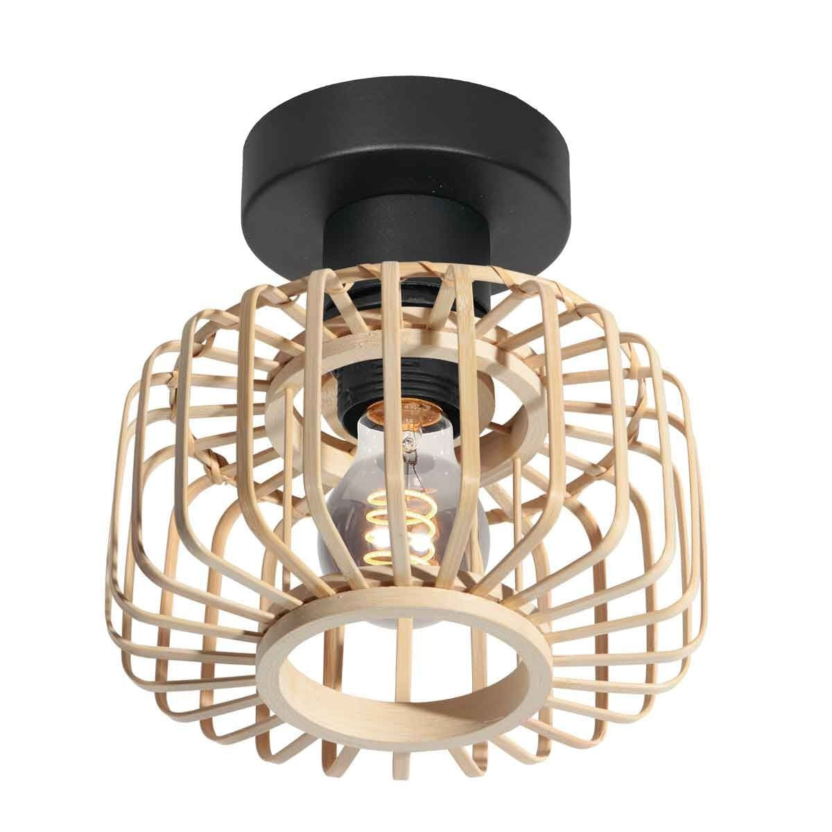 Steinhauer plafondlamp Bloeba - 1 lichts - 20x 17 cm - beige