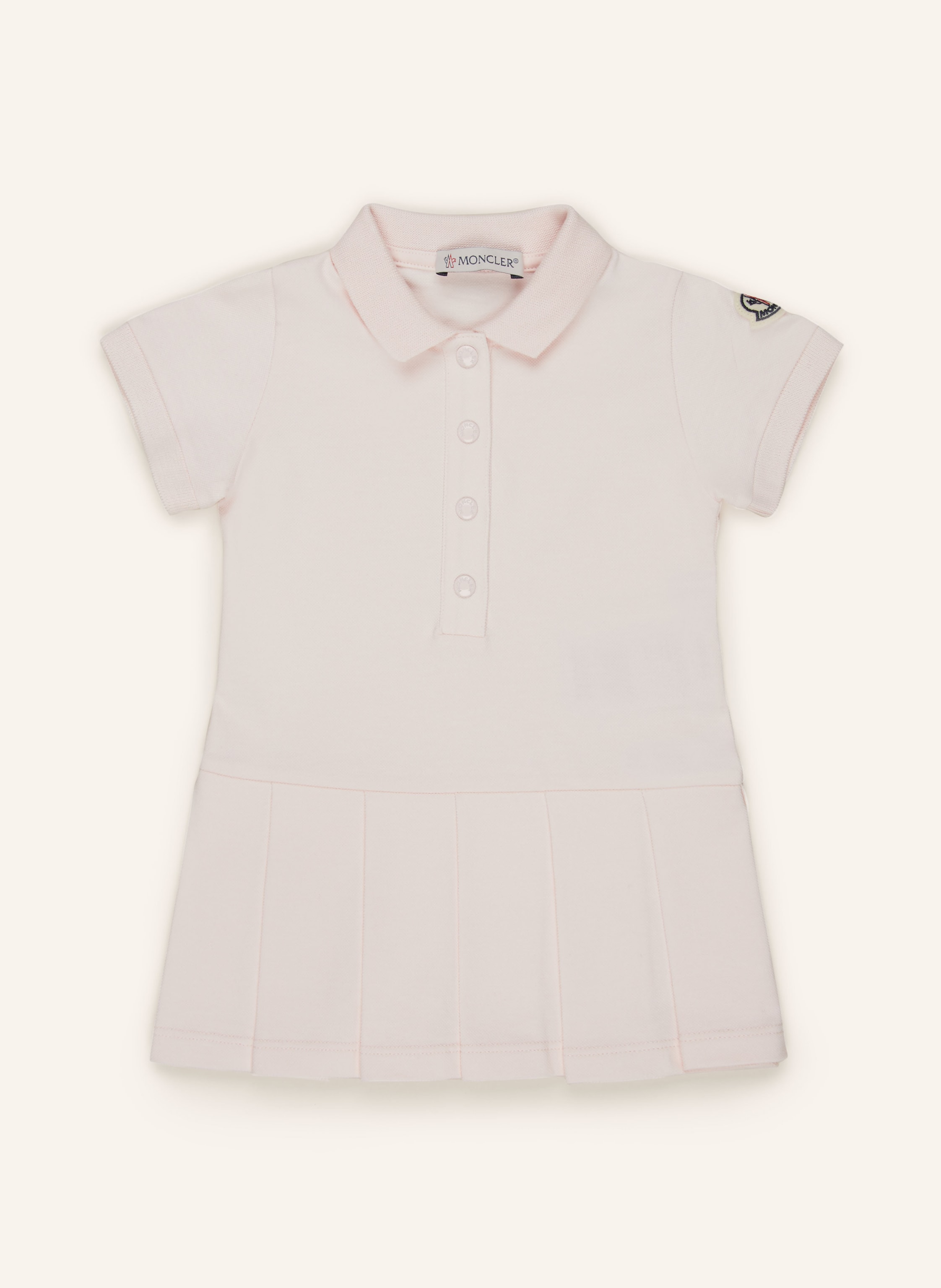 MONCLER enfant Piqué-Kleid