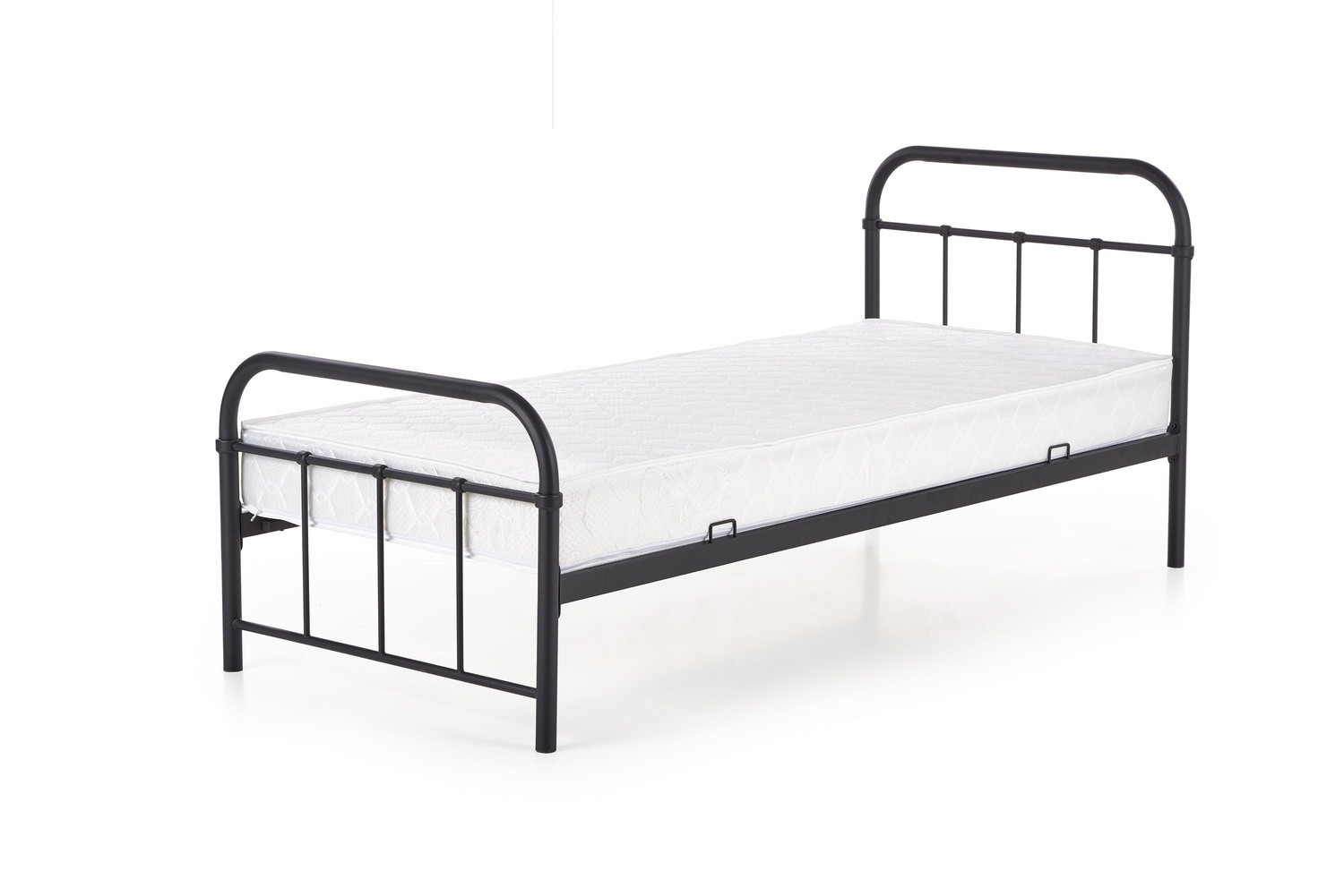Łóżko LINDA 90x200 czarne bez szuflady/bez materaca