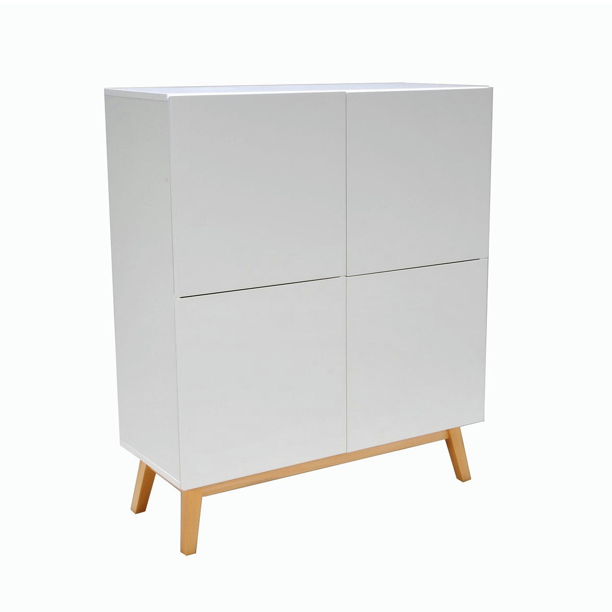 - Buffet 4 portes blanc