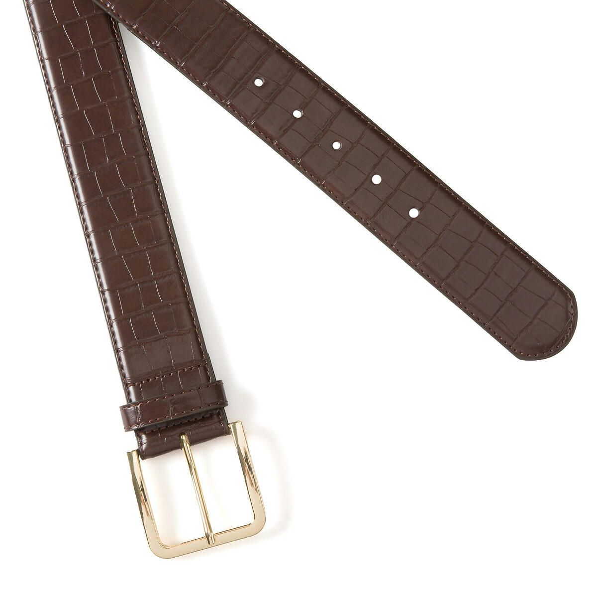 Ceinture aspect croco