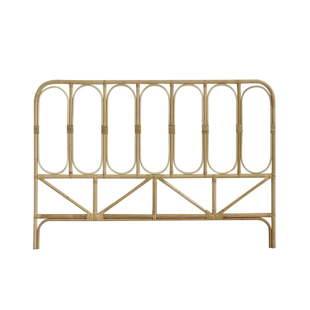 BOHO - Tête de lit en rotin 160 cm