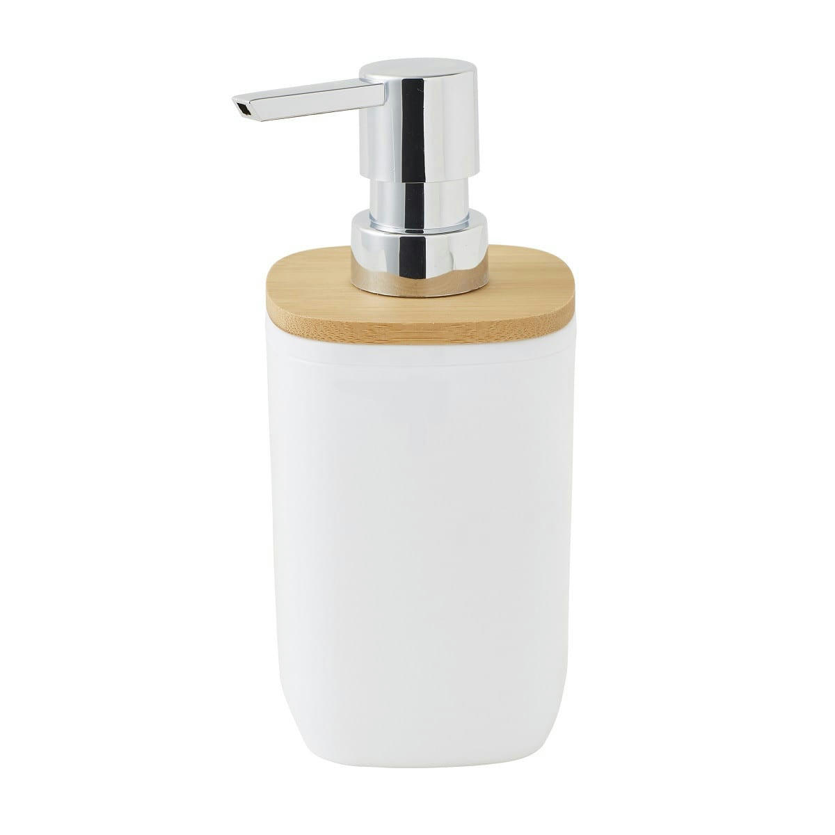 SEQUOIA - Distributeur de savon en polystyrène et bambou blanc