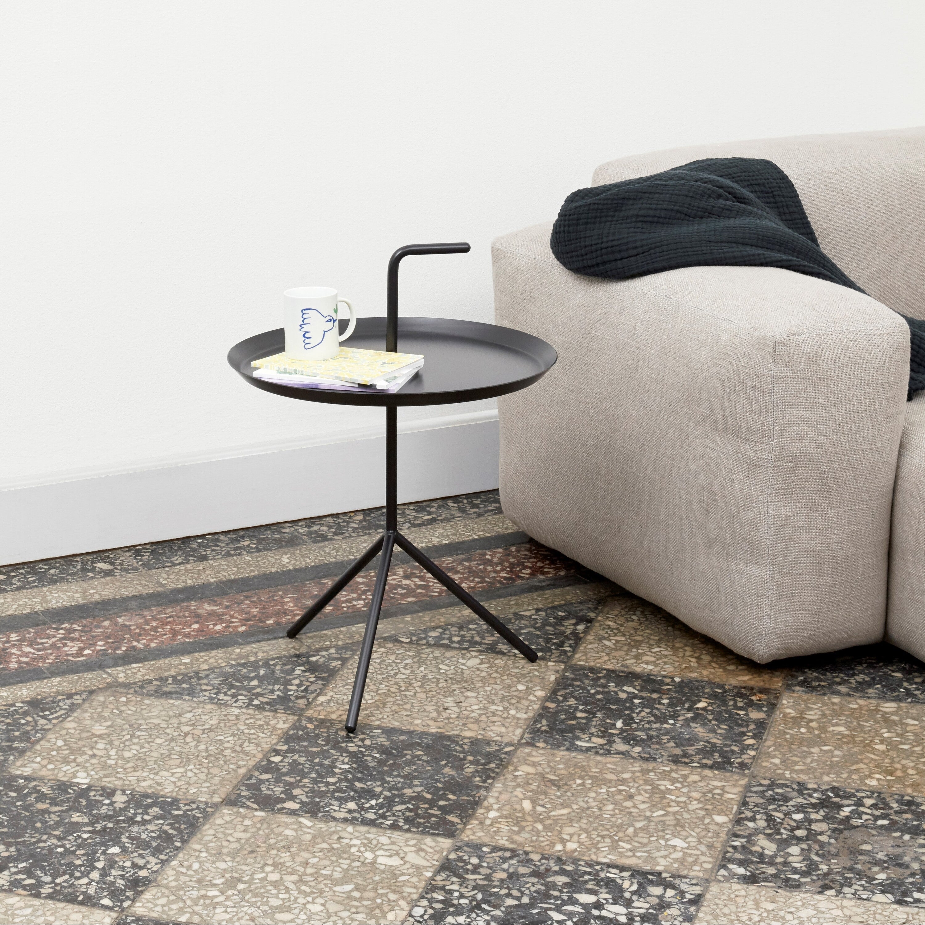 HAY DLM Bijzettafel - Ø 38 cm - Zwart