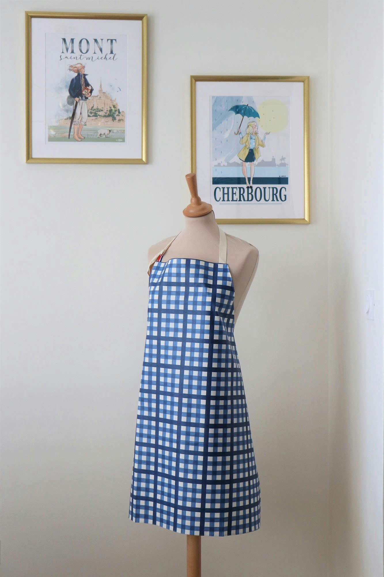 VICHY - Tablier enduit Vichy