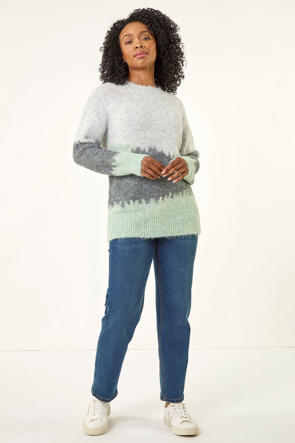 Roman Petite Abstract Knit Jumper