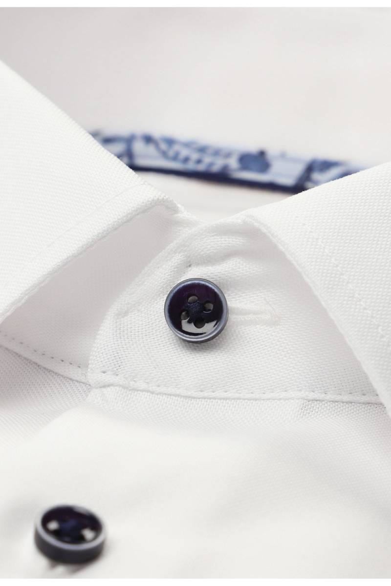 ETERNA Comfort Fit Hemd weiss, Einfarbig