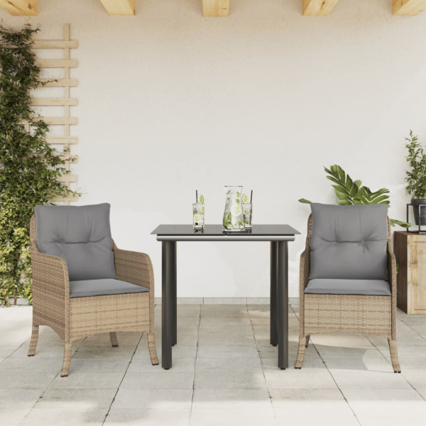 Zestaw Mebli Ogrodowych Stół Krzesła Rattan Poduszki Do Ogrodu Na Patio