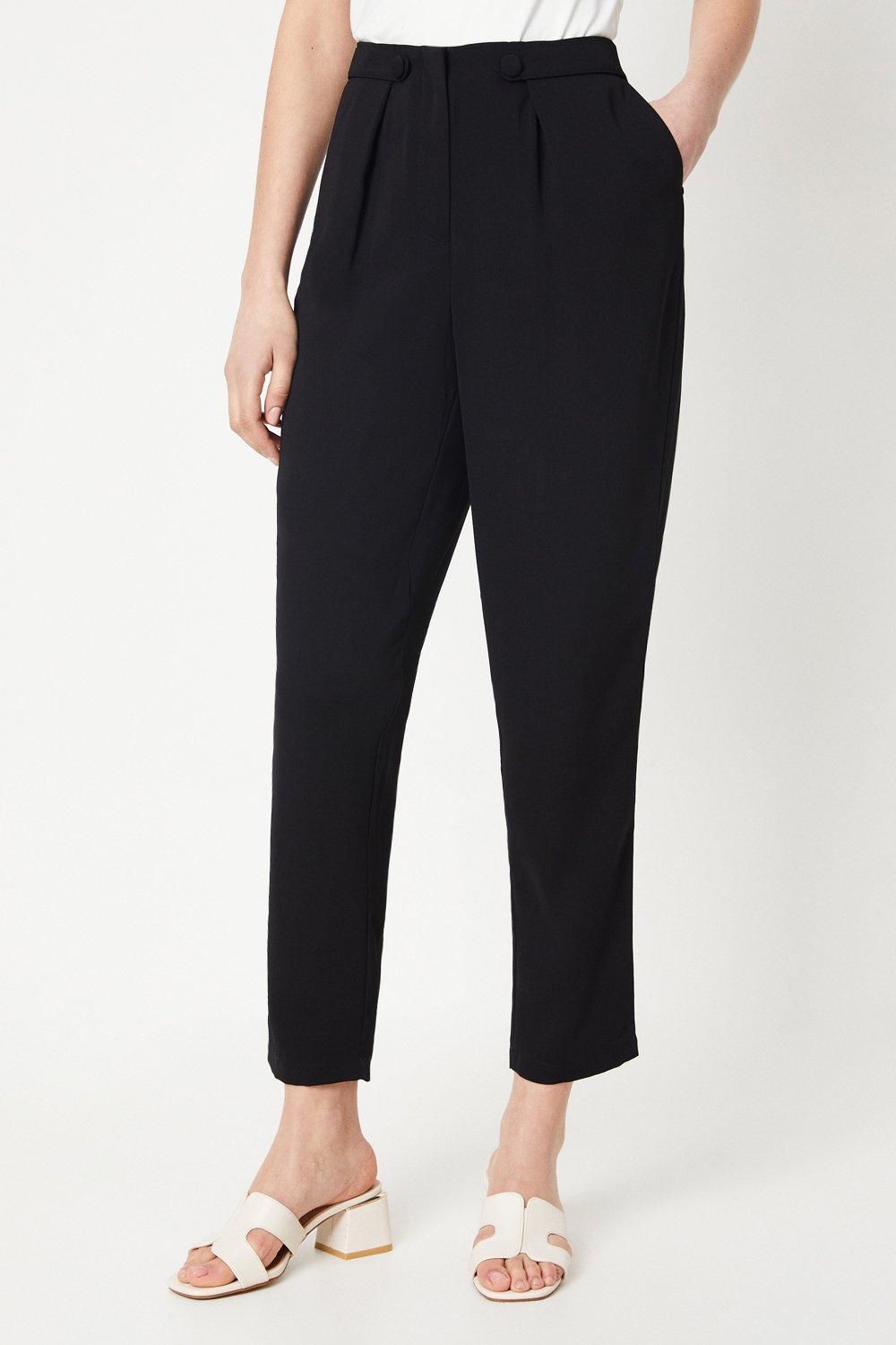 Dorothy Perkins Button Front Slim Leg Trouser