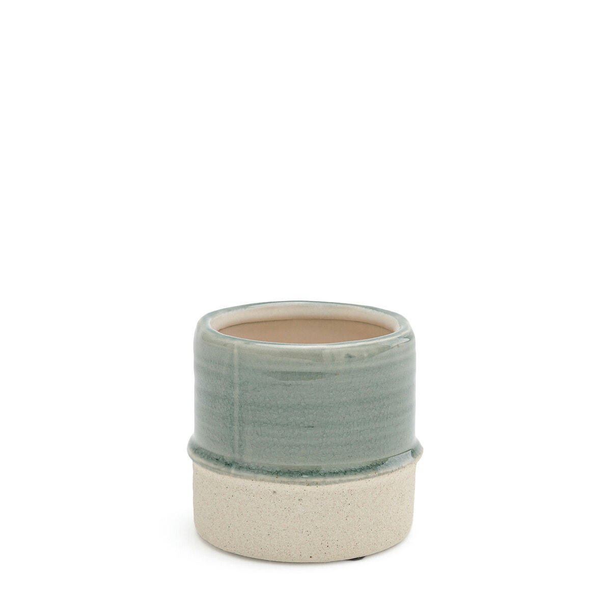 Cache-pot céramique émaillée Ø12,5 cm, Malino