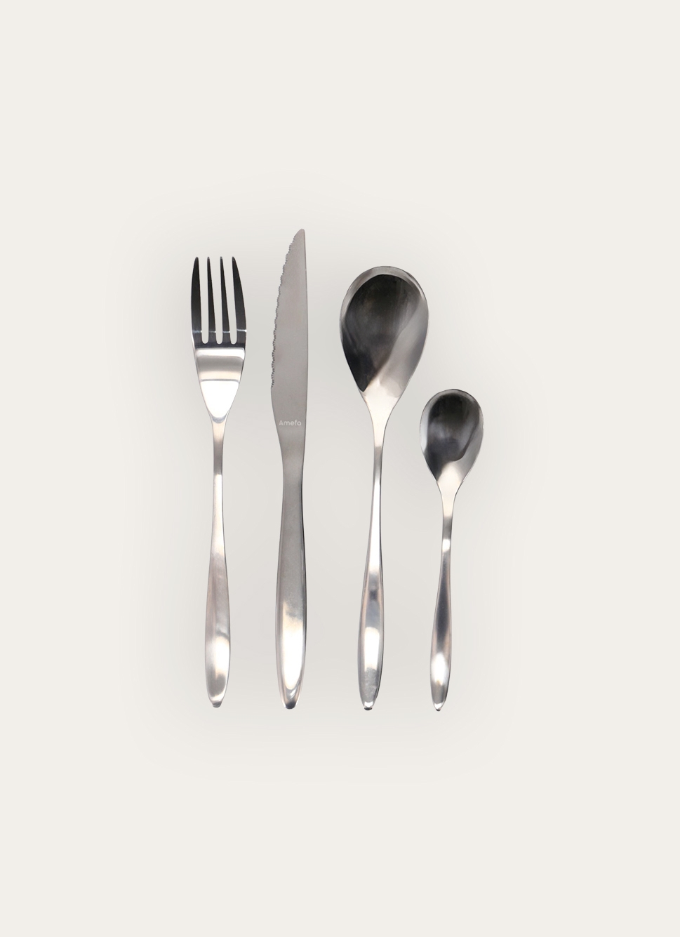 COFFRET DE 6 COUTEAUX ACTUA INOX