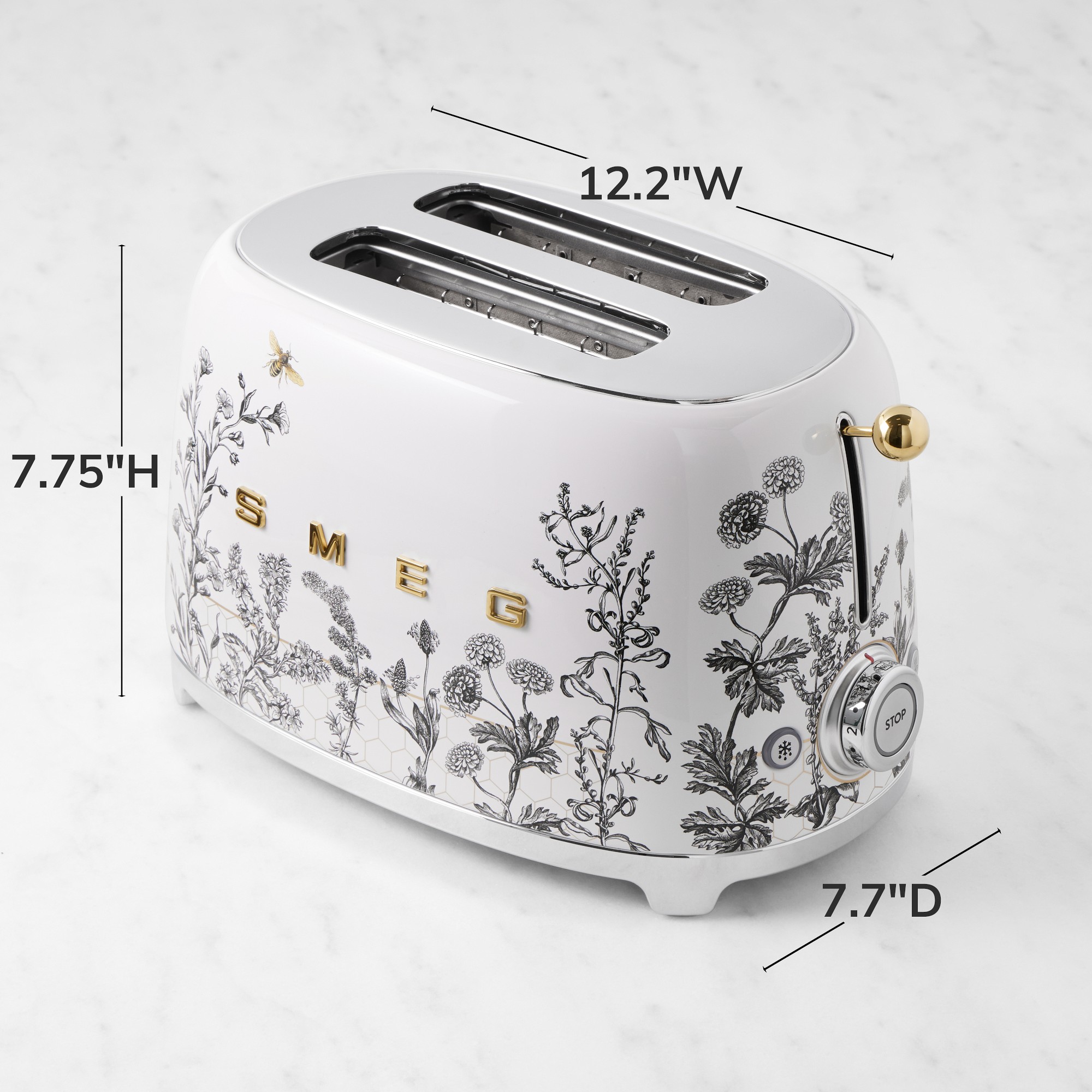 SMEG Honeycomb 2-Slice Toaster
