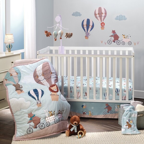 Bedtime Originals Up Up & Away Hot Air Ballon Animals Wall Decals