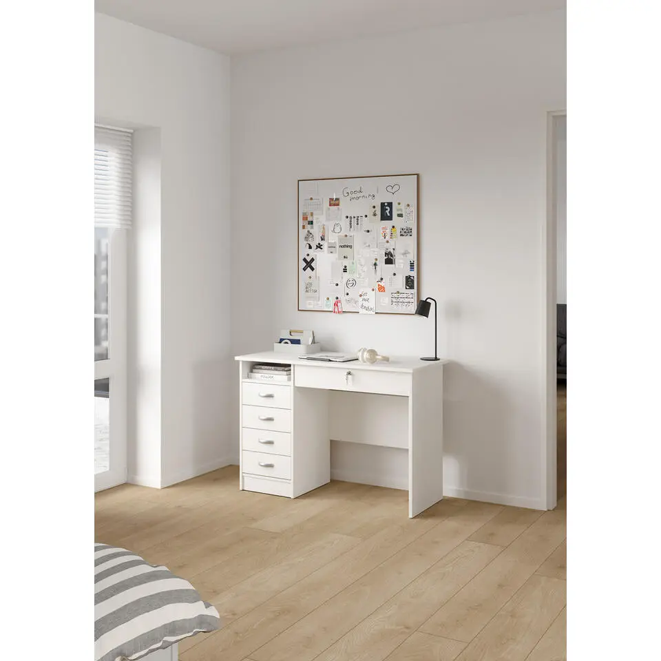 Bureau Wit - 110x75x50cm - Function Plus