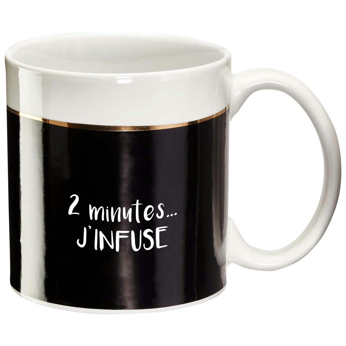 - Mug cadeau 2 minutes j'infuse