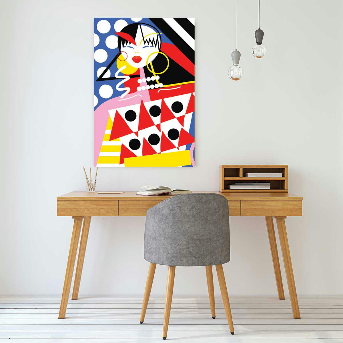 - Tableau la vie trépidente d'une femme! imprimé sur alu 30x45cm