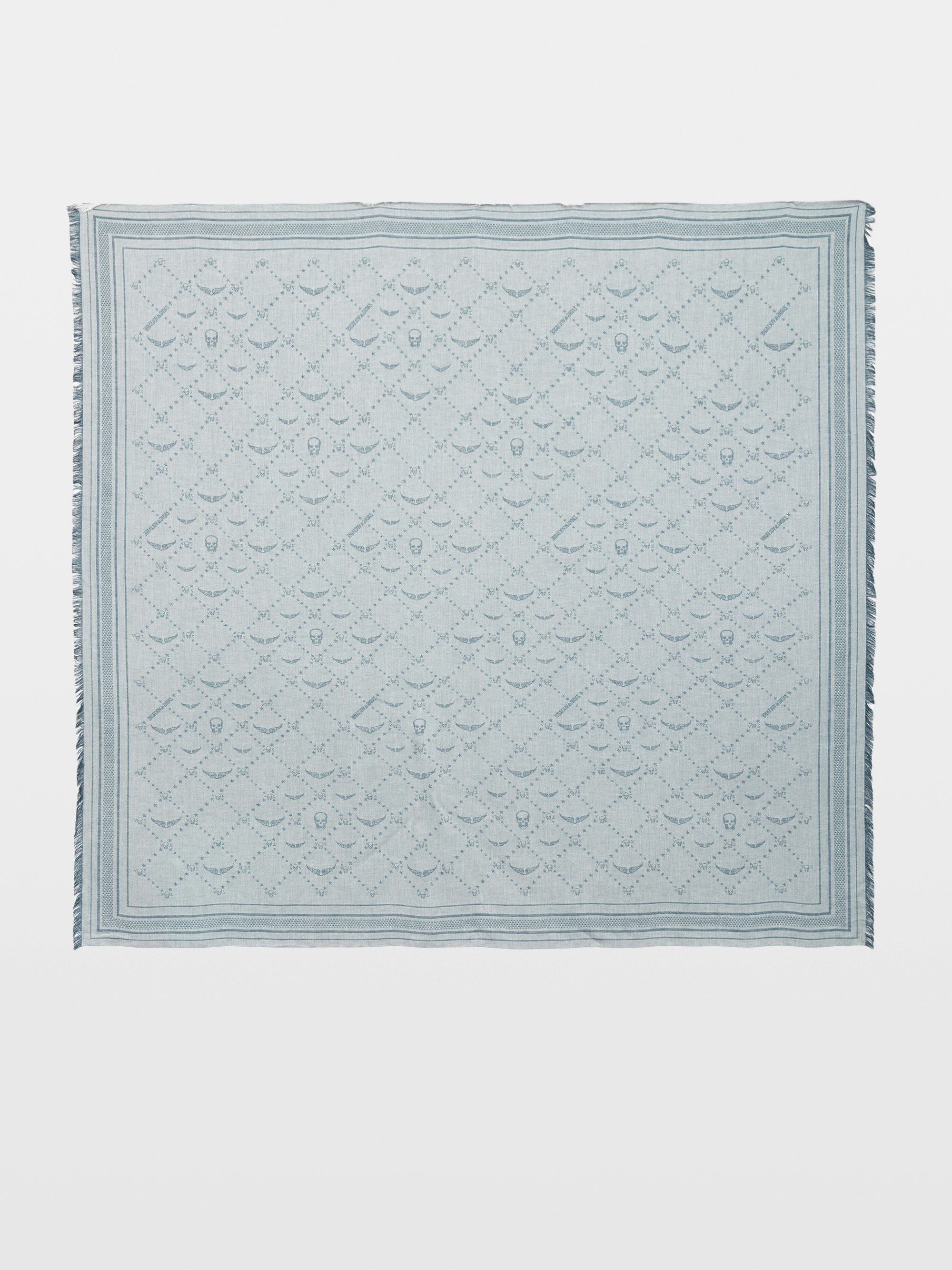 Foulard Liz Denim Monogram 135