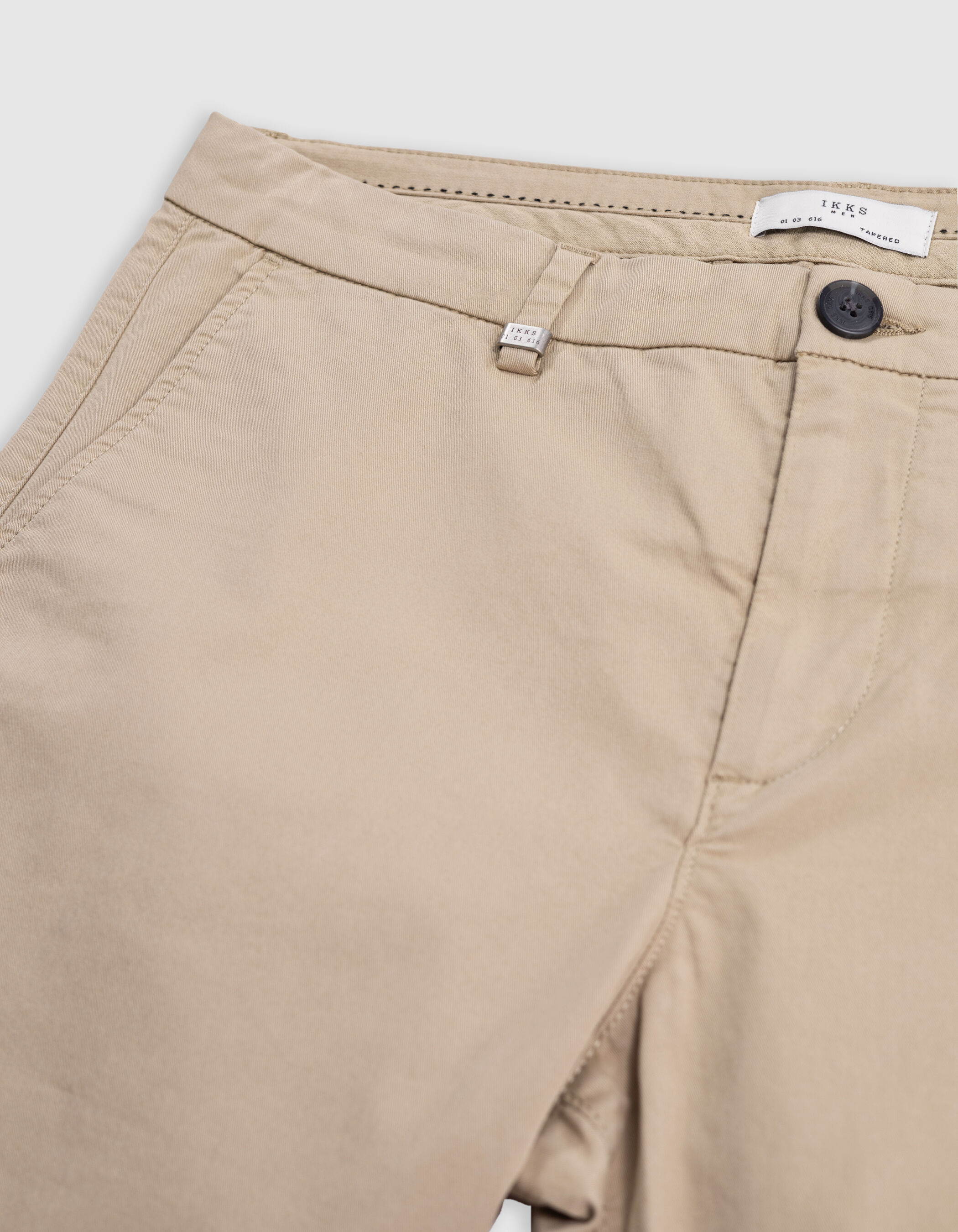Bermuda CHINO TAPERED sable Homme