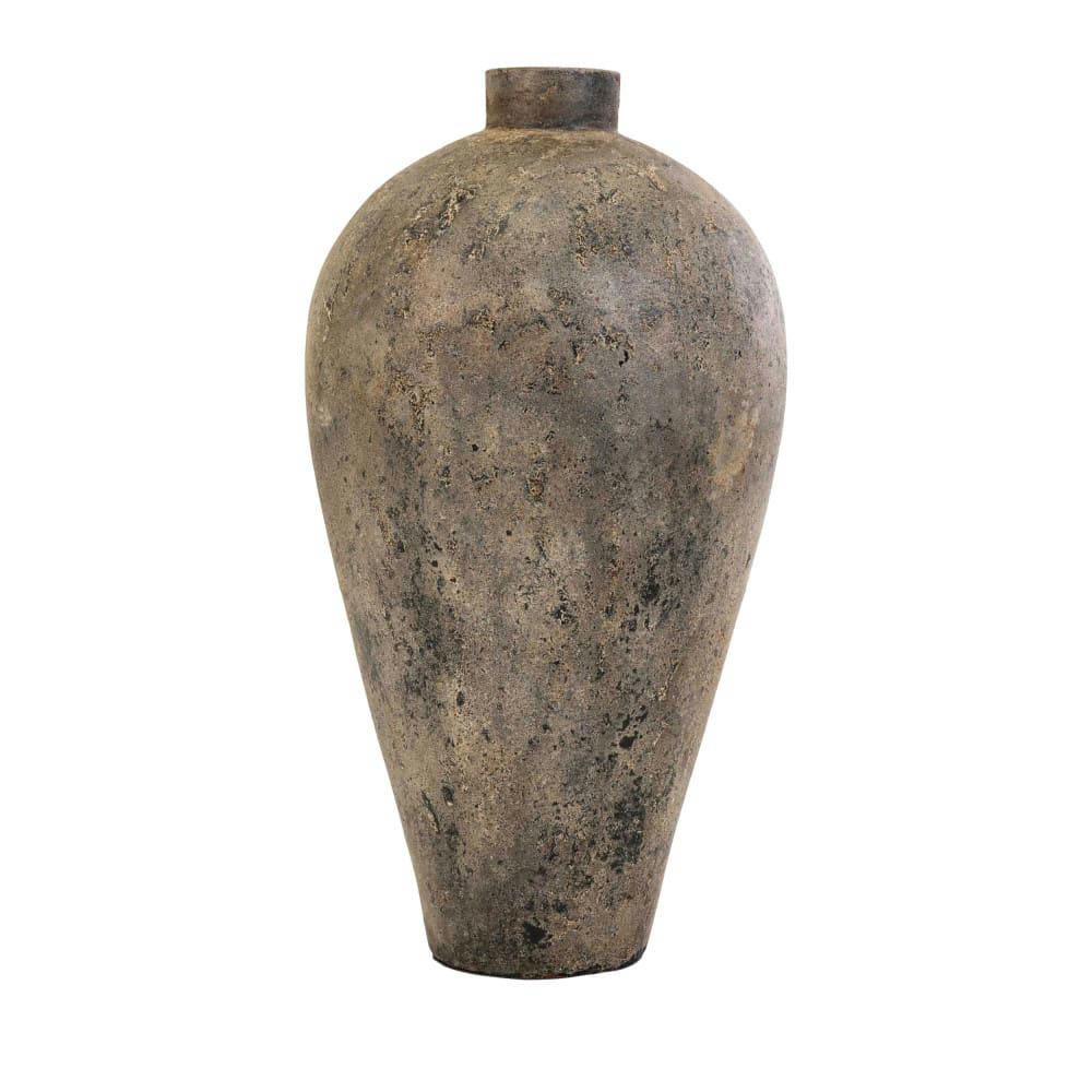 CORVO - Vase en terre cuite 80x40cm brun