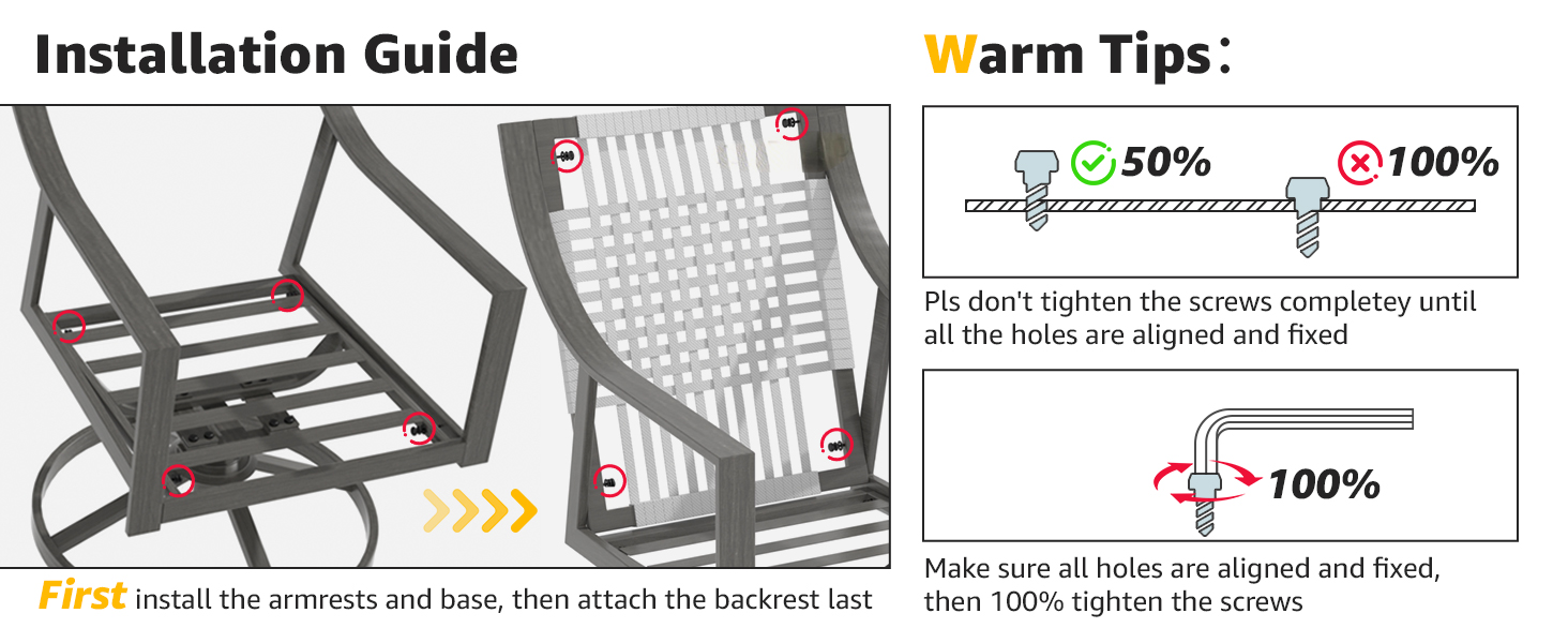 patio chairs