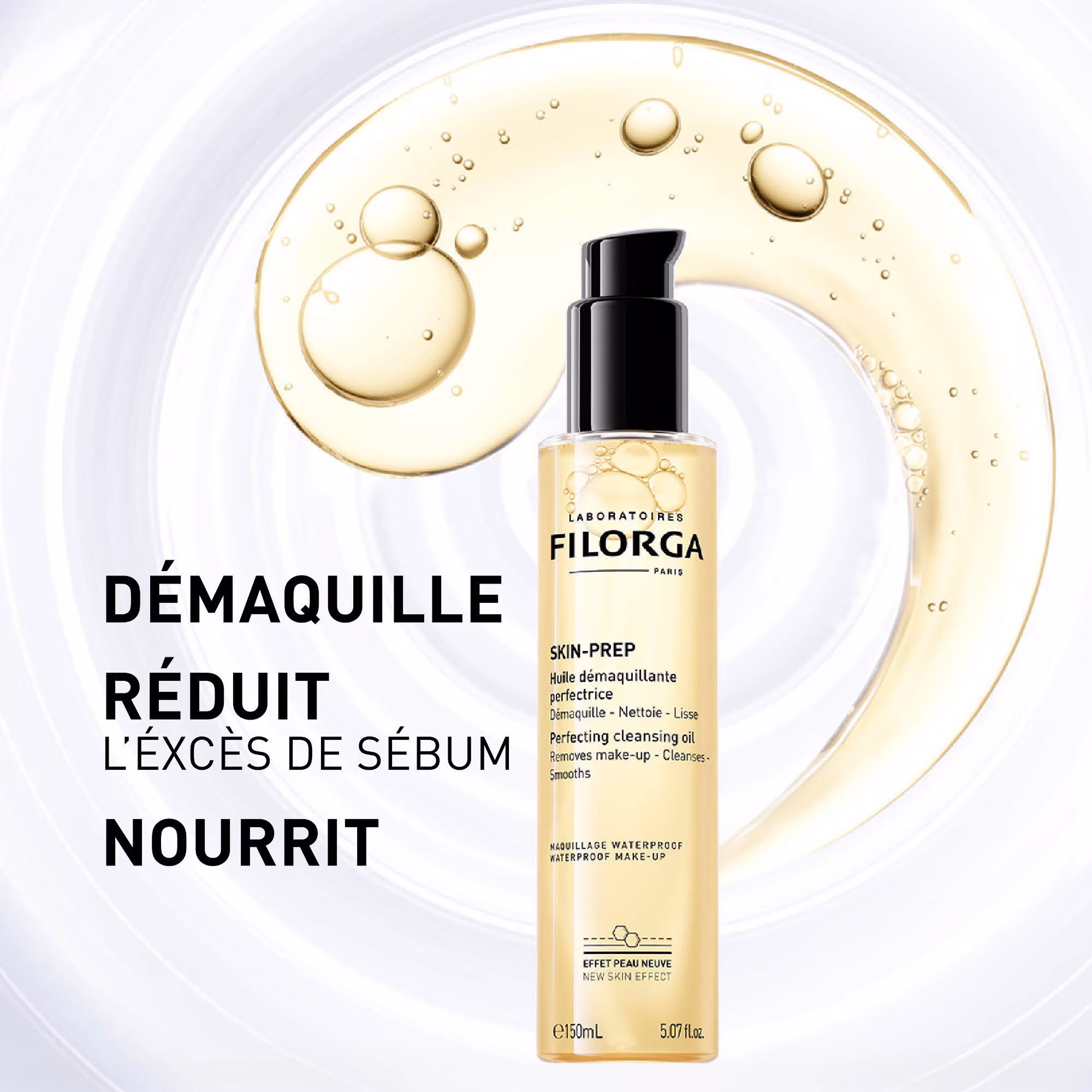 SKIN-PREPHuile démaquillante perfectrice