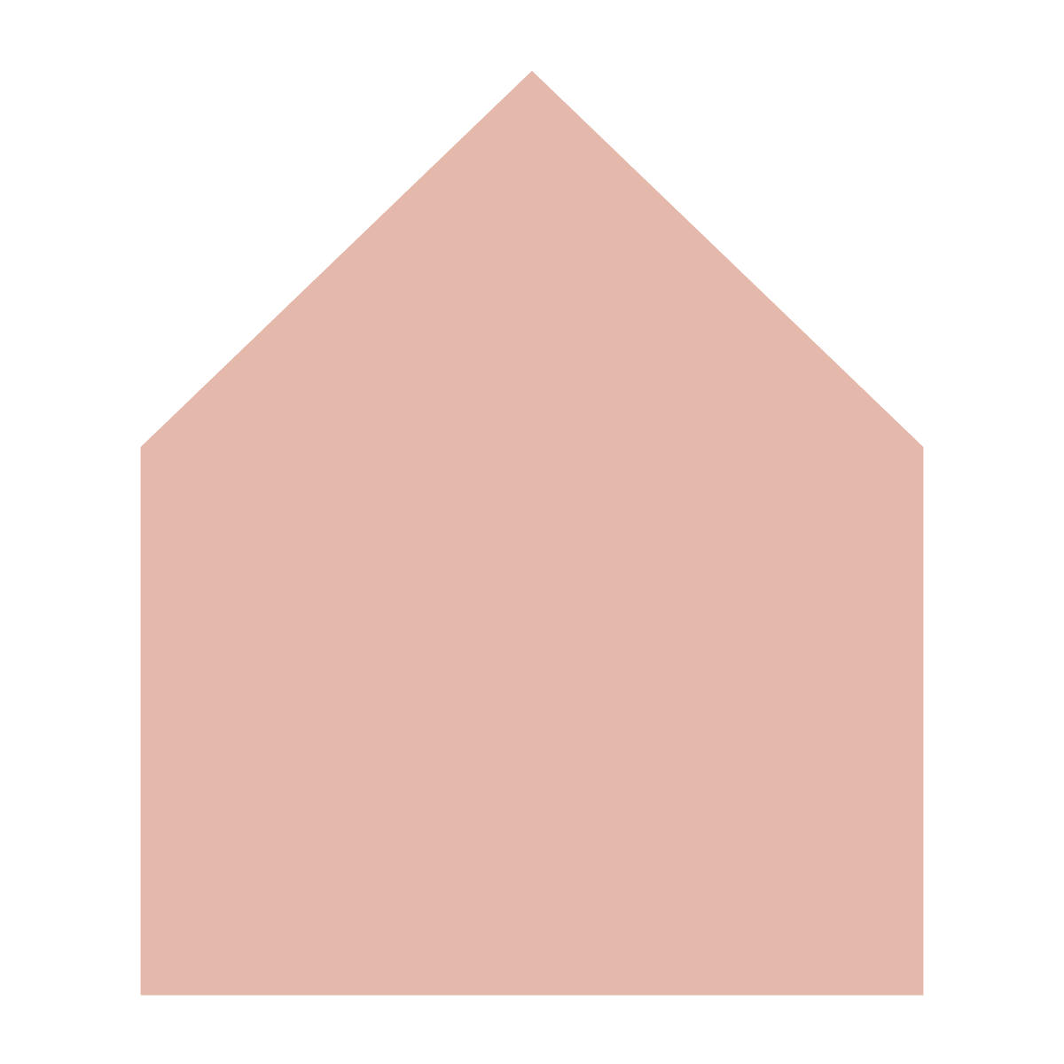 HOME - Sticker muraux en vinyle maison rose