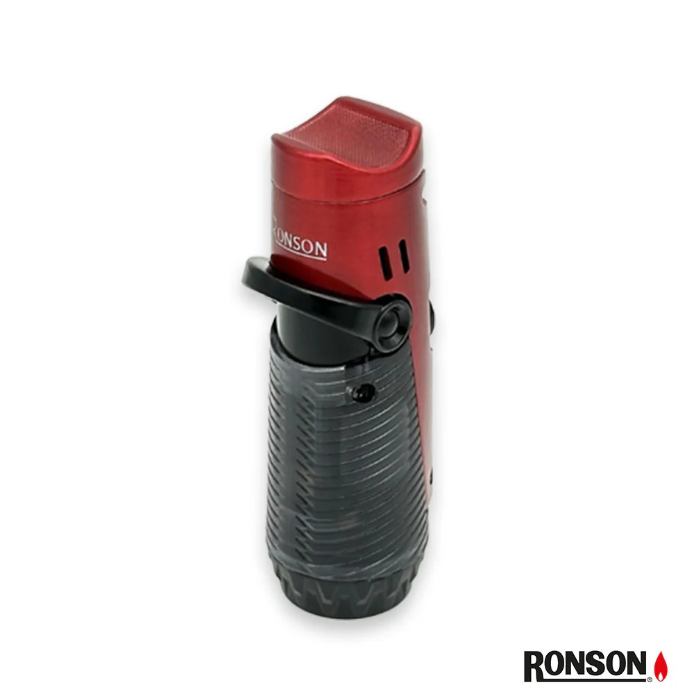 Ronson Bora Cigar Lighter Jet Gas Lighter RED/BLACK (117001)