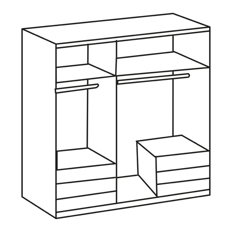 Drehtürenschrank Level36