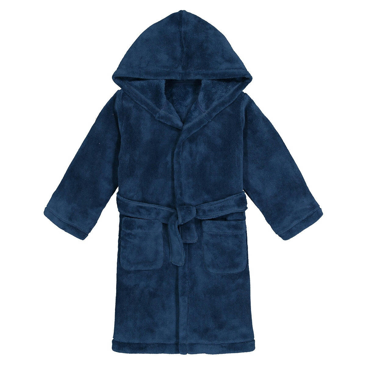 Robe de chambre à capuche, polaire douce