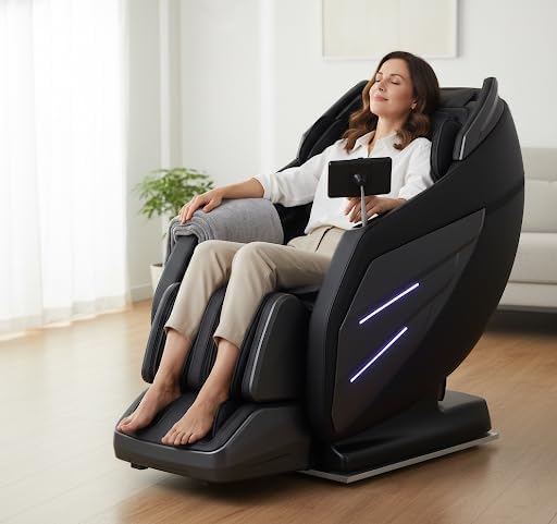 Osaki OS-3D Champ II | Black | Full Body Massage Chair | 3D SL-Track Full Body Massage Chair | Zero Gravity | Lumbar Heating | Touchscreen Controller | Auto Body Scan | Bluetooth Speaker