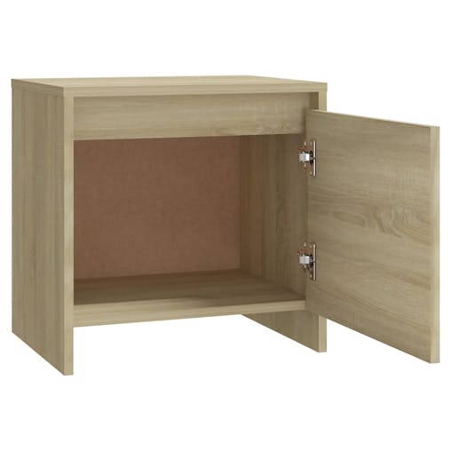 NNEVL Bedside Cabinet Sonoma Oak 45x34x44.5 cm Chipboard