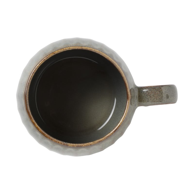 Mok bol reactive glaze - grijs - 480 ml