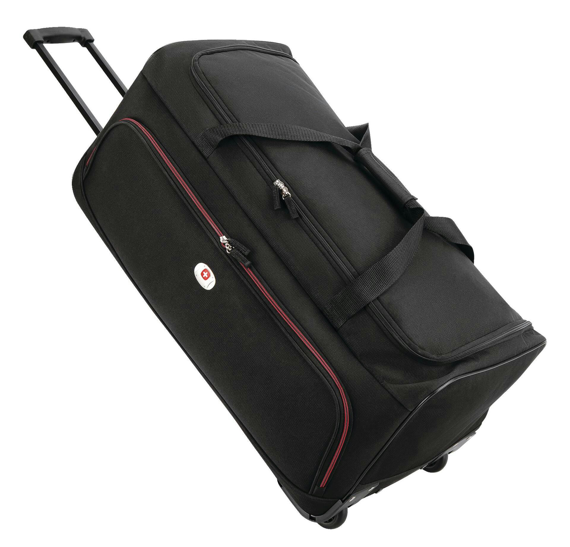Swiss Alps 28-in Large Capacity Wheeled Rolling Travel Luggage Duffle Bag, 92-L