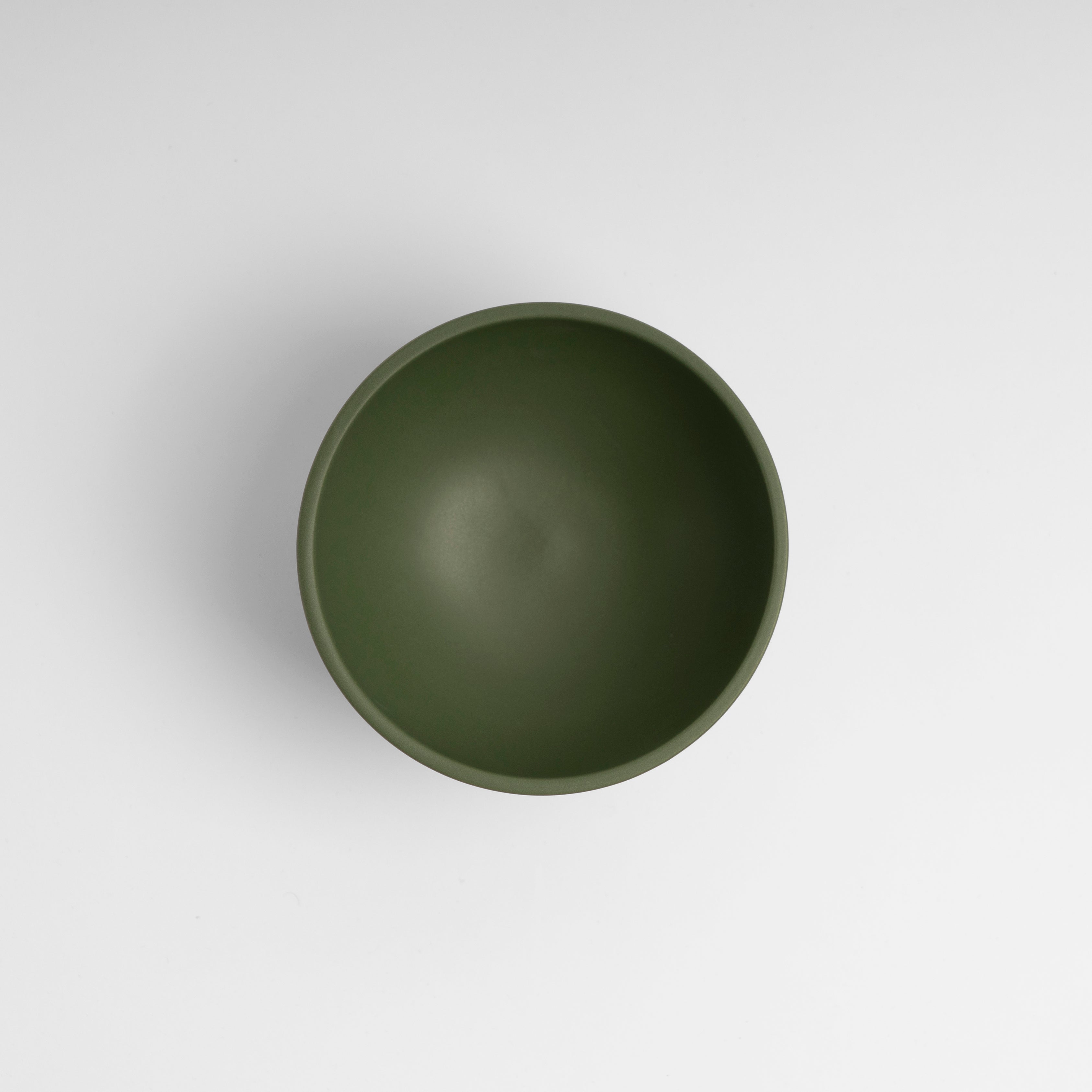 Small Deep Green Footed Snack Bowl