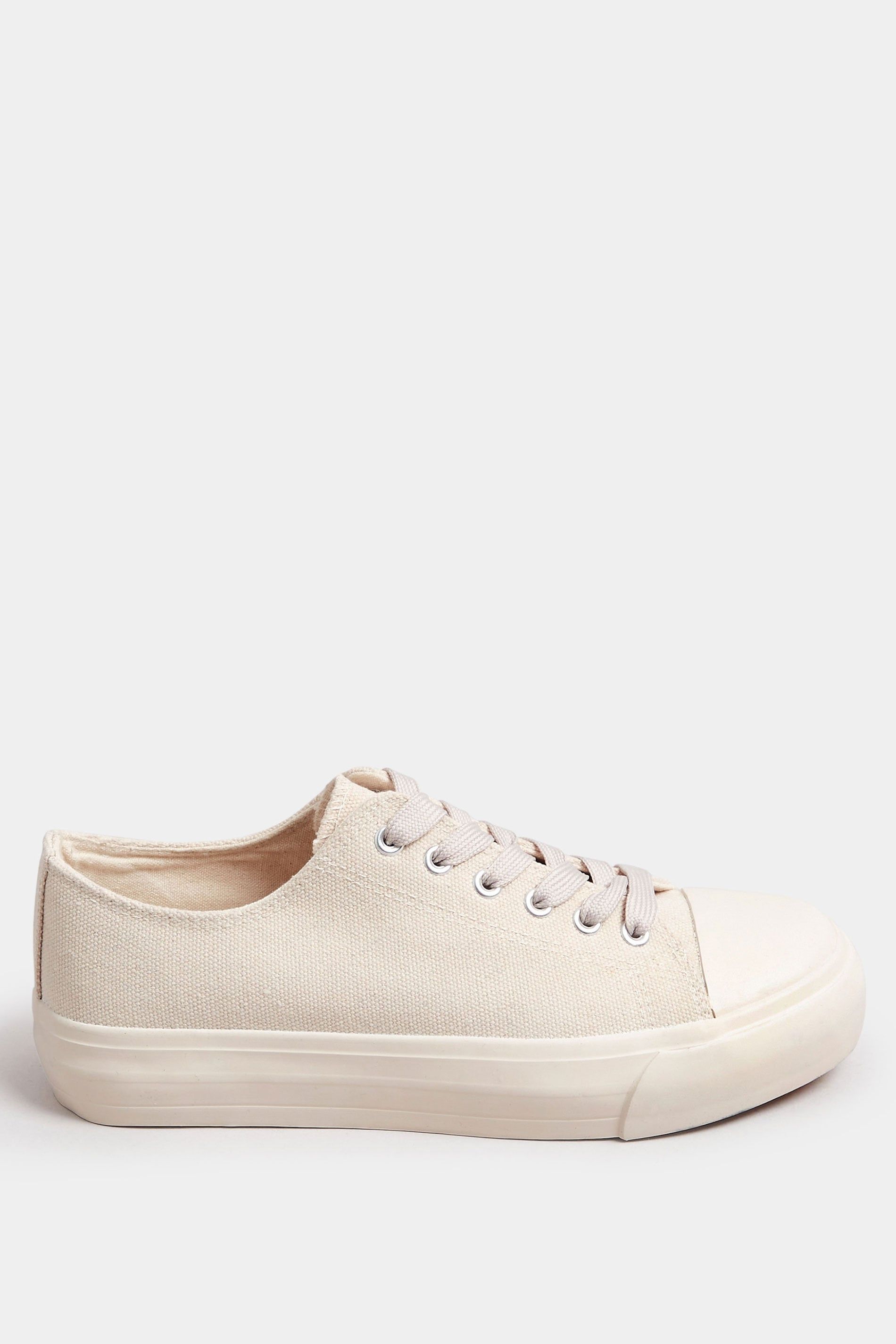 Long Tall Sally Canvas Flatform Trainers