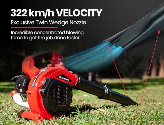NNEMB Petrol Hand-Held 3-in-1 Leaf Blower Vacuum Mulcher