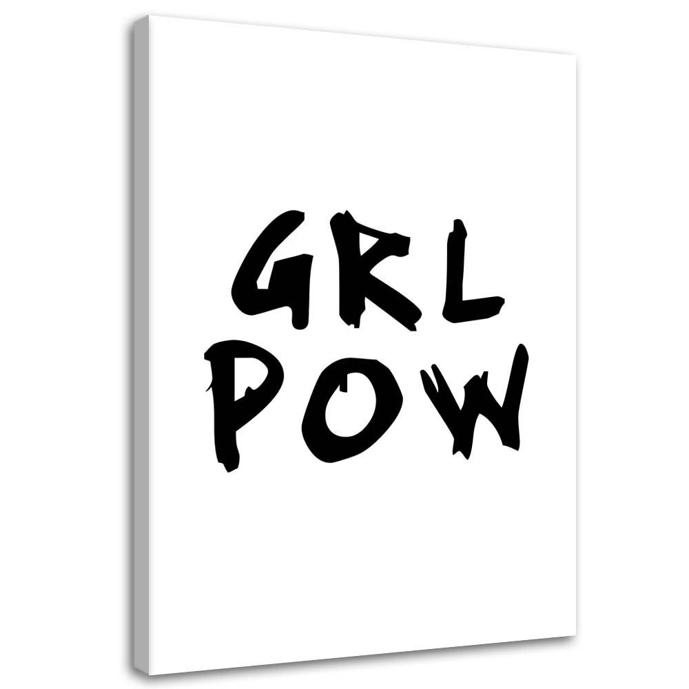 Feeby Obraz na płótnie Girl Power 40x60