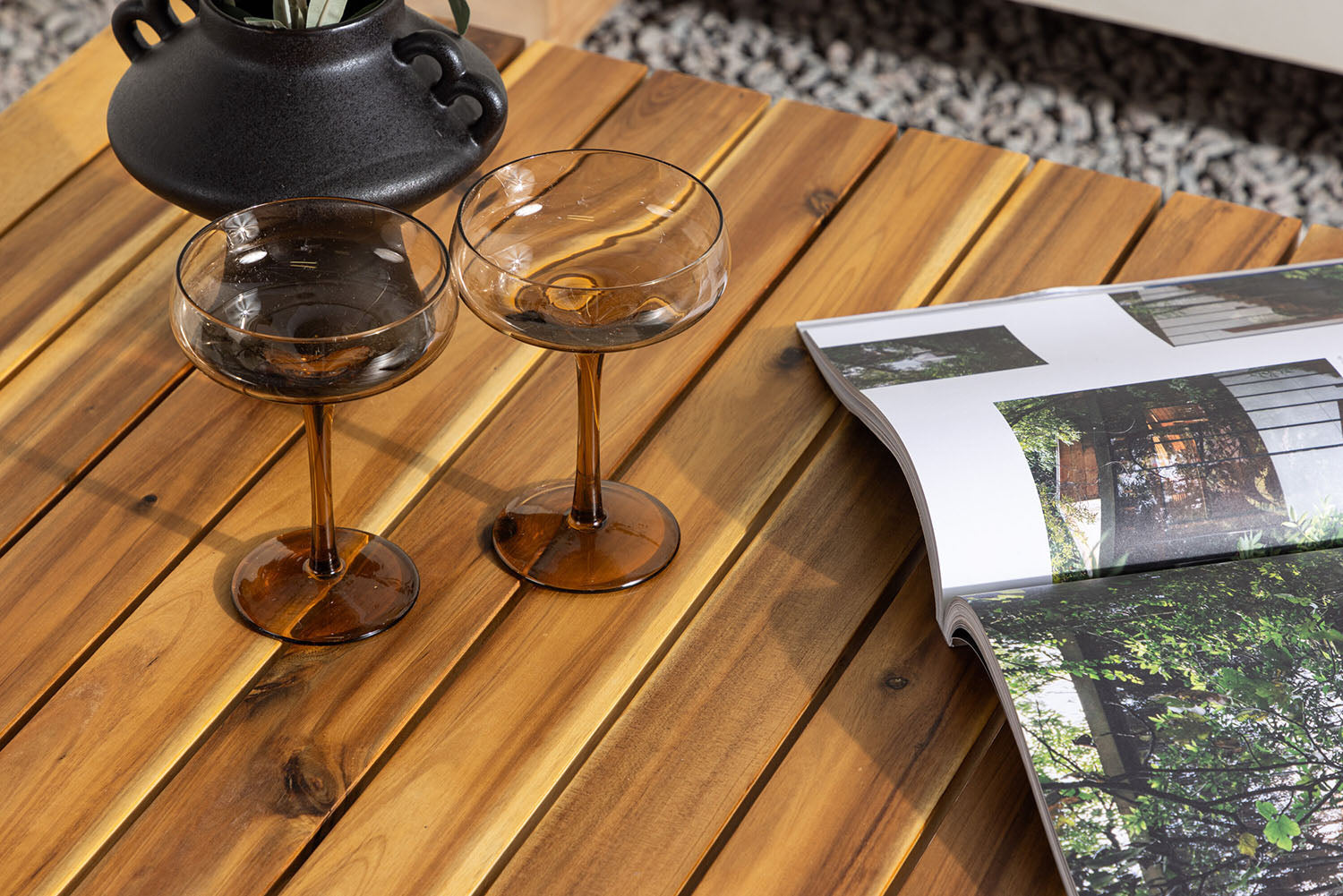 Rebellenclub Most Buiten Salontafel - 100 x 65cm - Naturel Hout