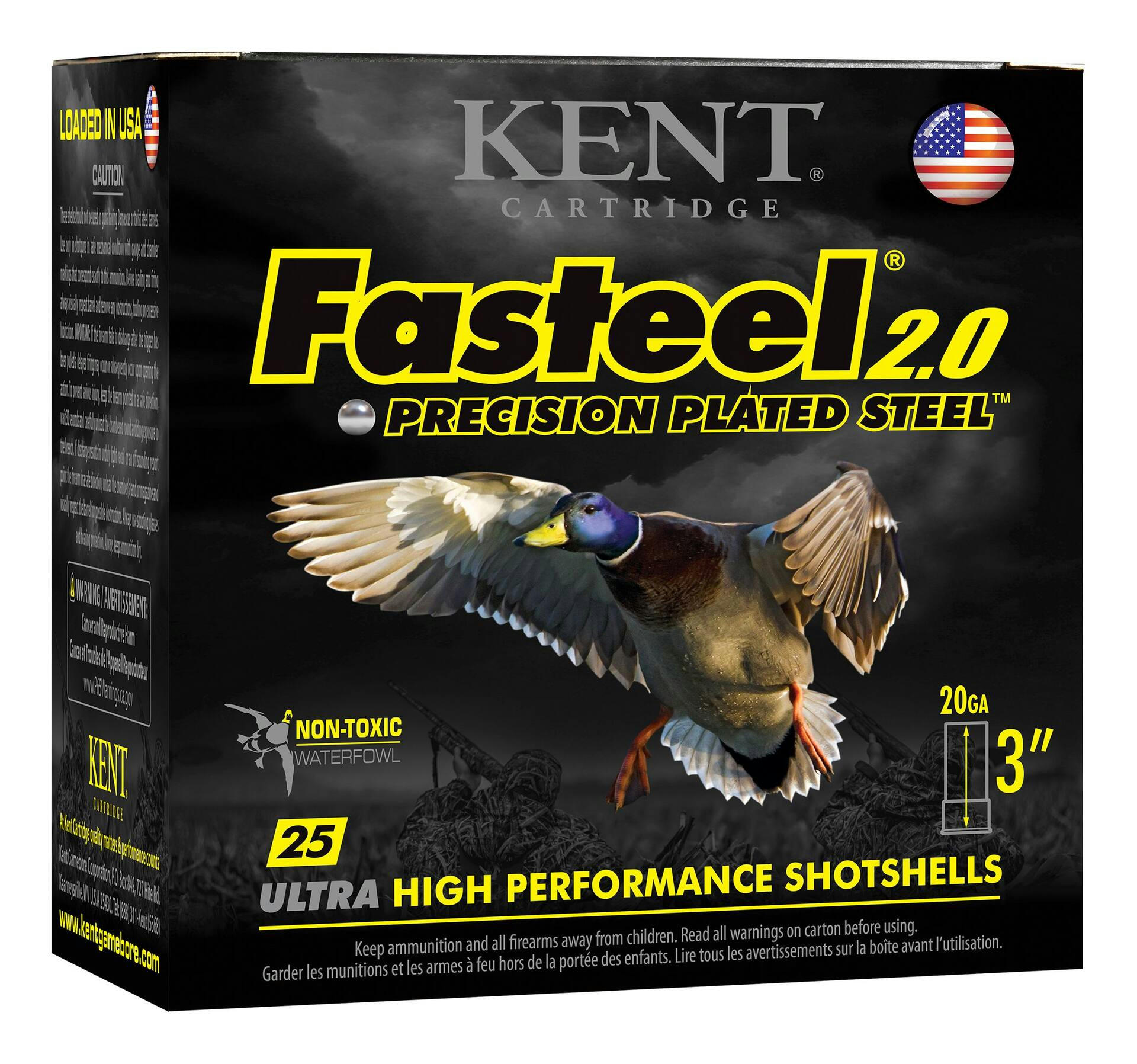 Kent Fasteel 2.0 20 Gauge 3-in 7/8-oz #4 Steel Shotgun Shell