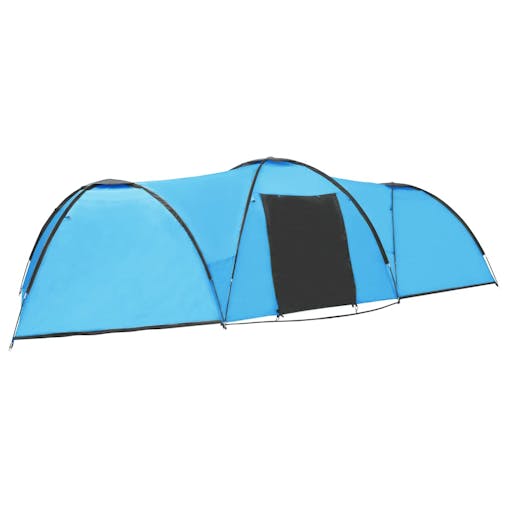 NNEVL Camping Igloo Tent 650x240x190 cm 8 Person Blue