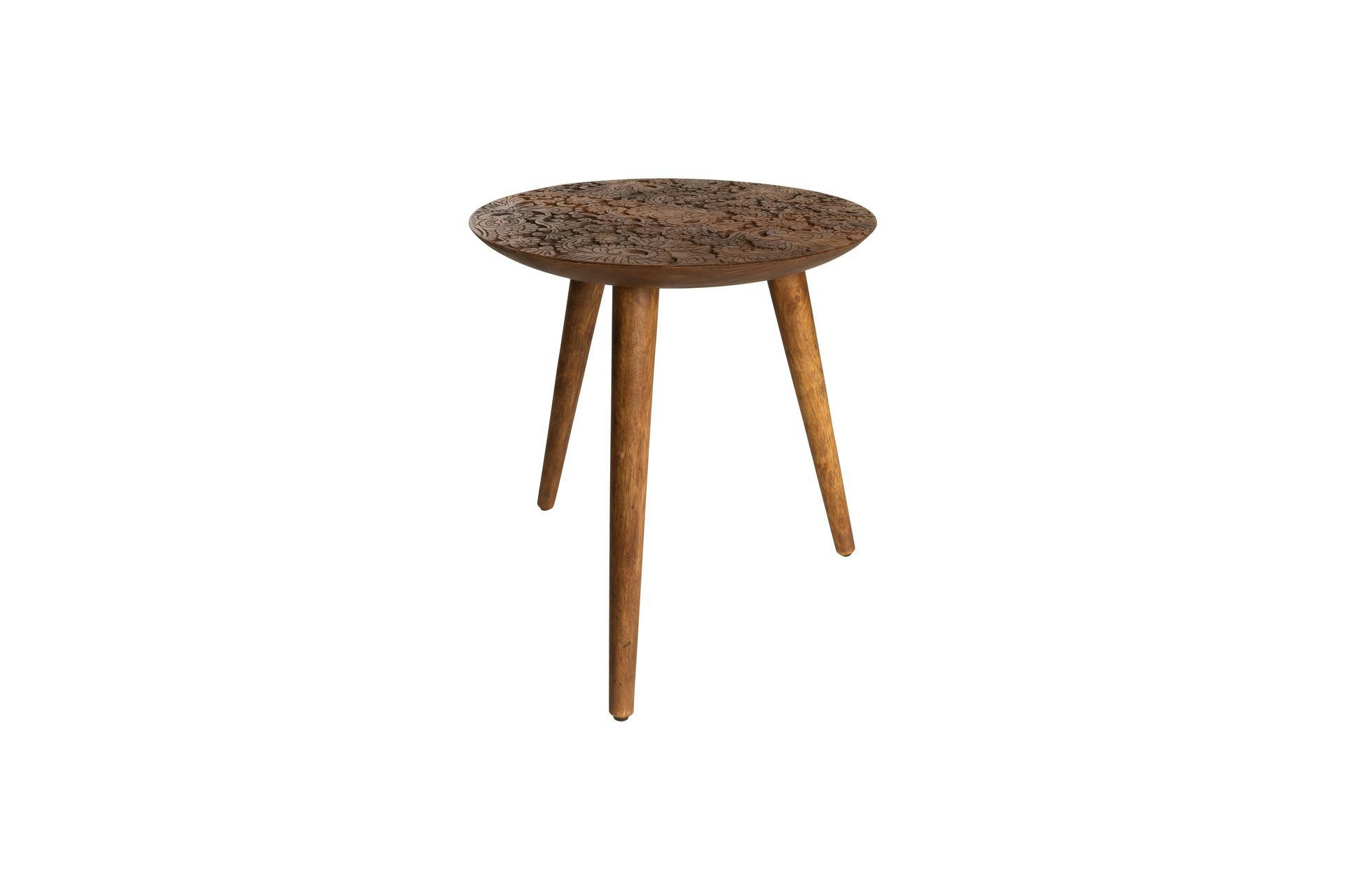 BYHAND - Table d'appoint L en bois marron