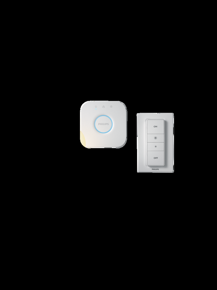 Philips Hue A19 Smart LED Bulb Starter Kit, Warm White
