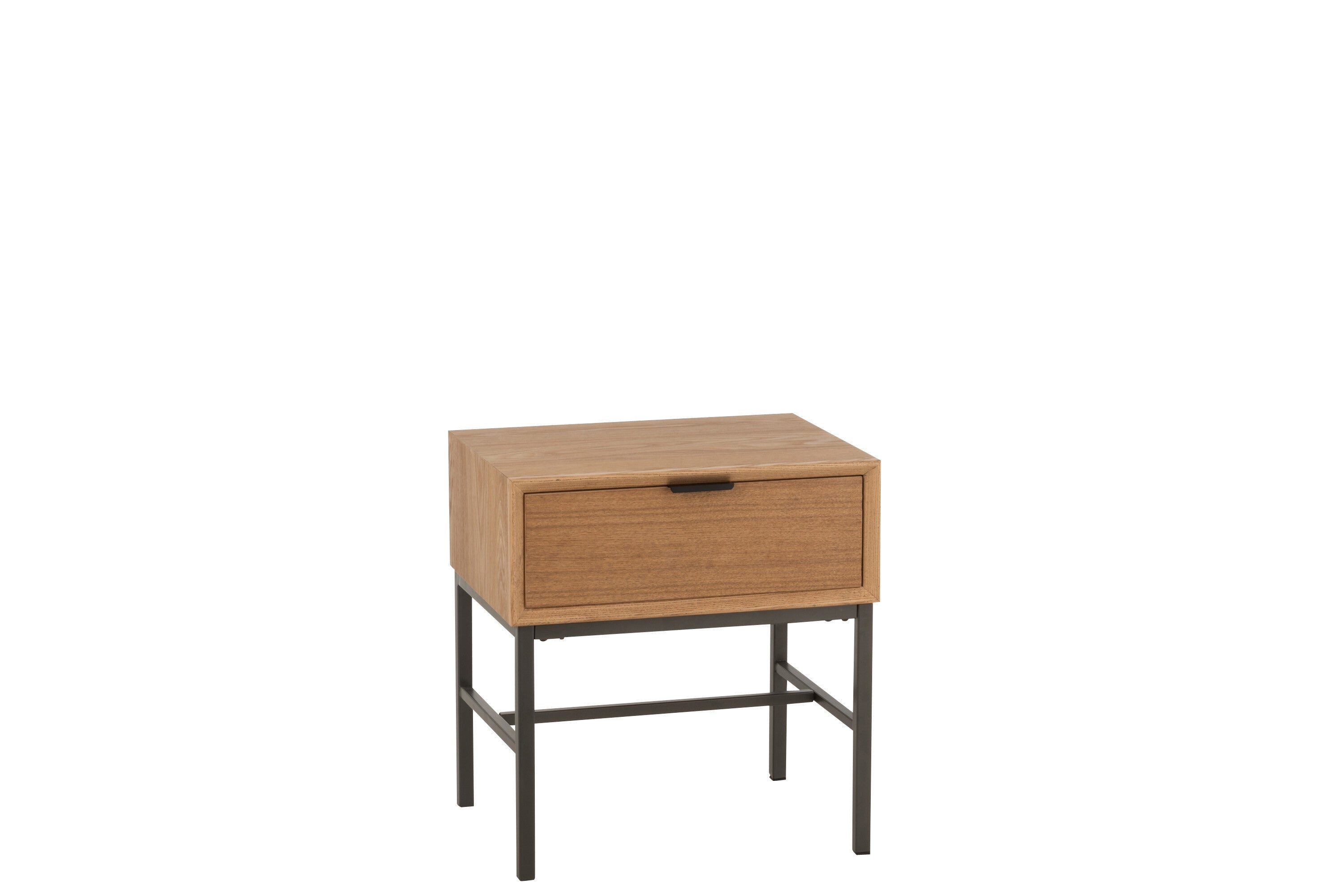 J-Line bijzettafel Op Onderstel - hout/metaal - naturel