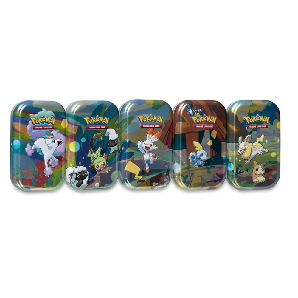 Pokemon Trading Card Game Galar Pals Mini Tin Spanish Deck Case