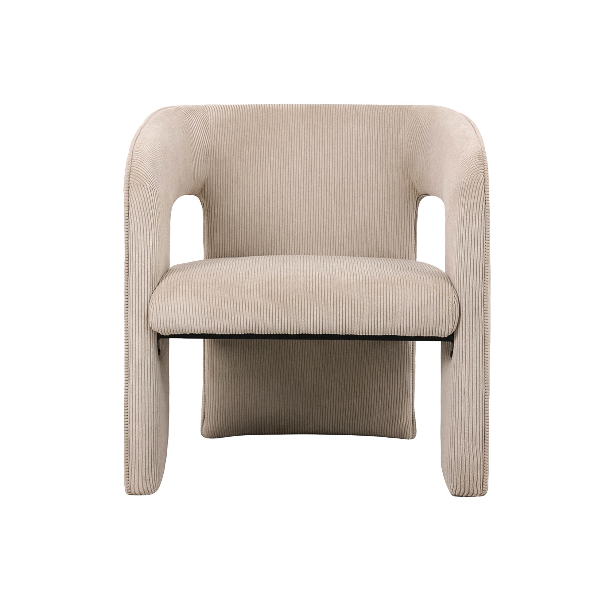 Leitmotiv stoel Vigor - grijs - 66x69x73cm