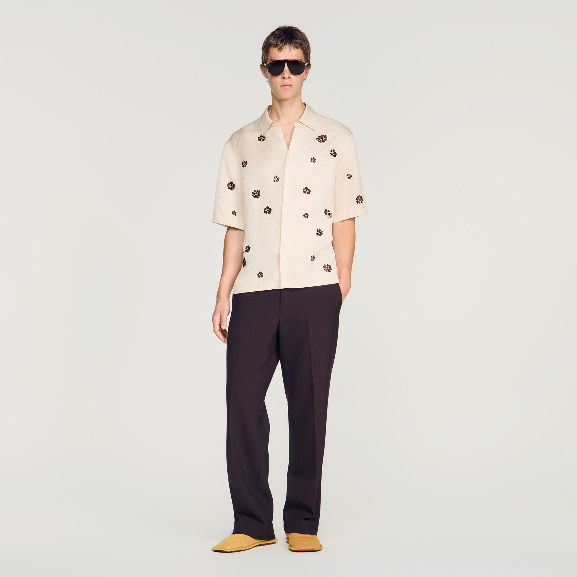 Chemise fluide imprimé fleur