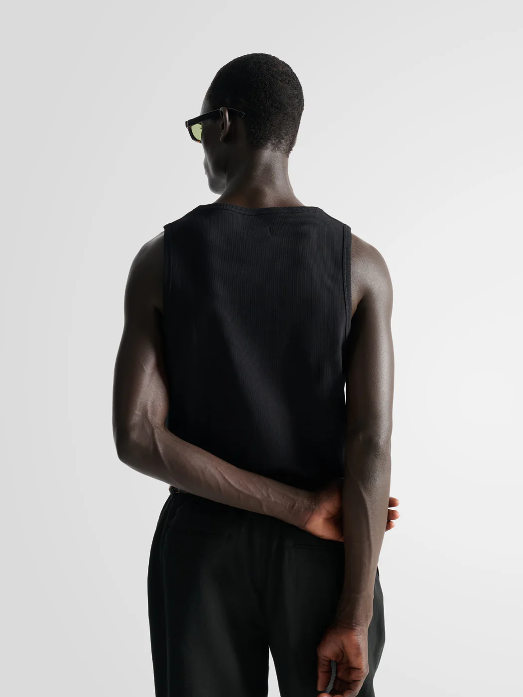 Débardeur côtelé col rond - L'atelier