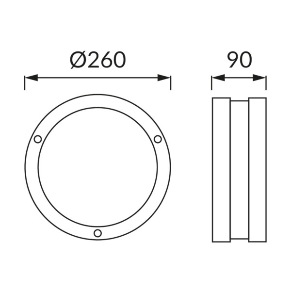 Kinkiet zewnętrzny SOLINAszaro-biały LED 1x7.5W 520lm IP54 Struhm