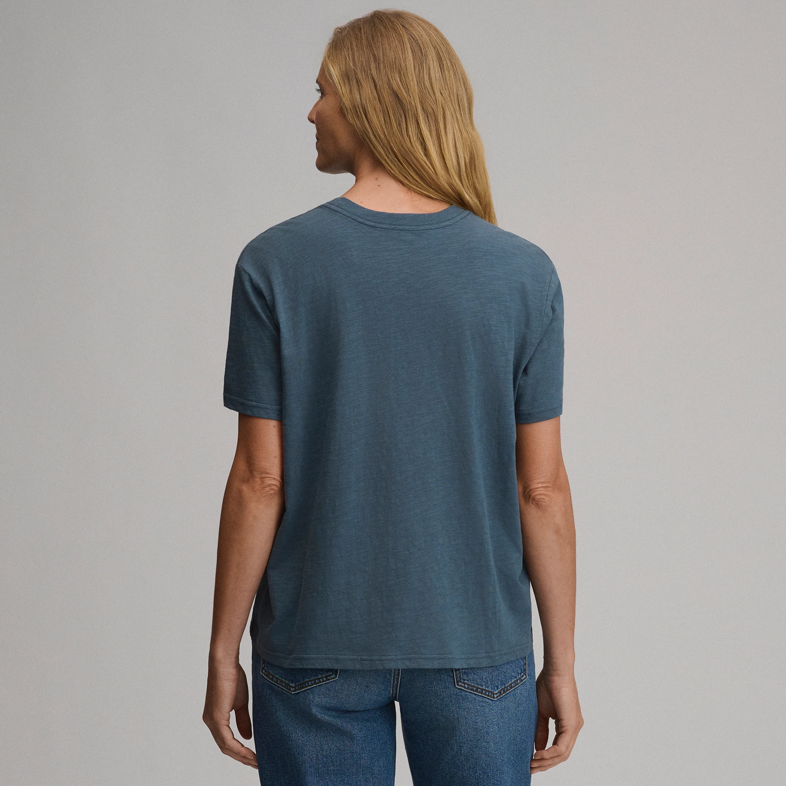 Women's Short-Sleeve Relaxed Boyfriend Graphic T-Shirt - Landscape