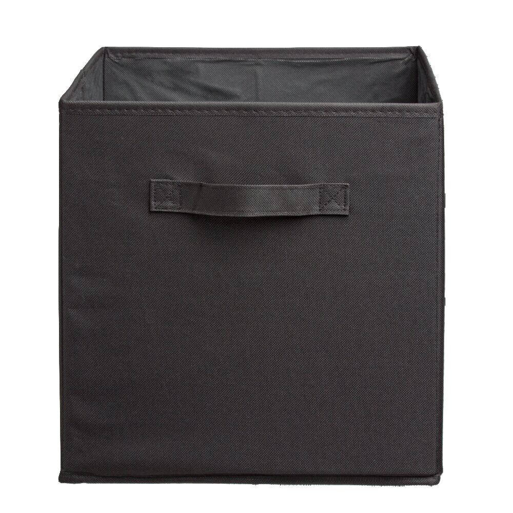 Panière Box Cube 31x31x31cm noir
